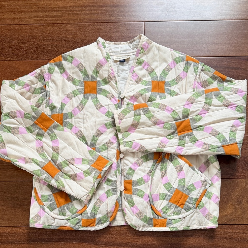 Universal Thread Geometric Quilted Jacket - image 1